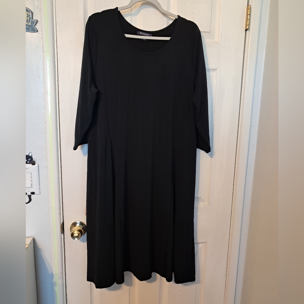 Roamans Dress with Infinity Scarf - Picture 7 of 9